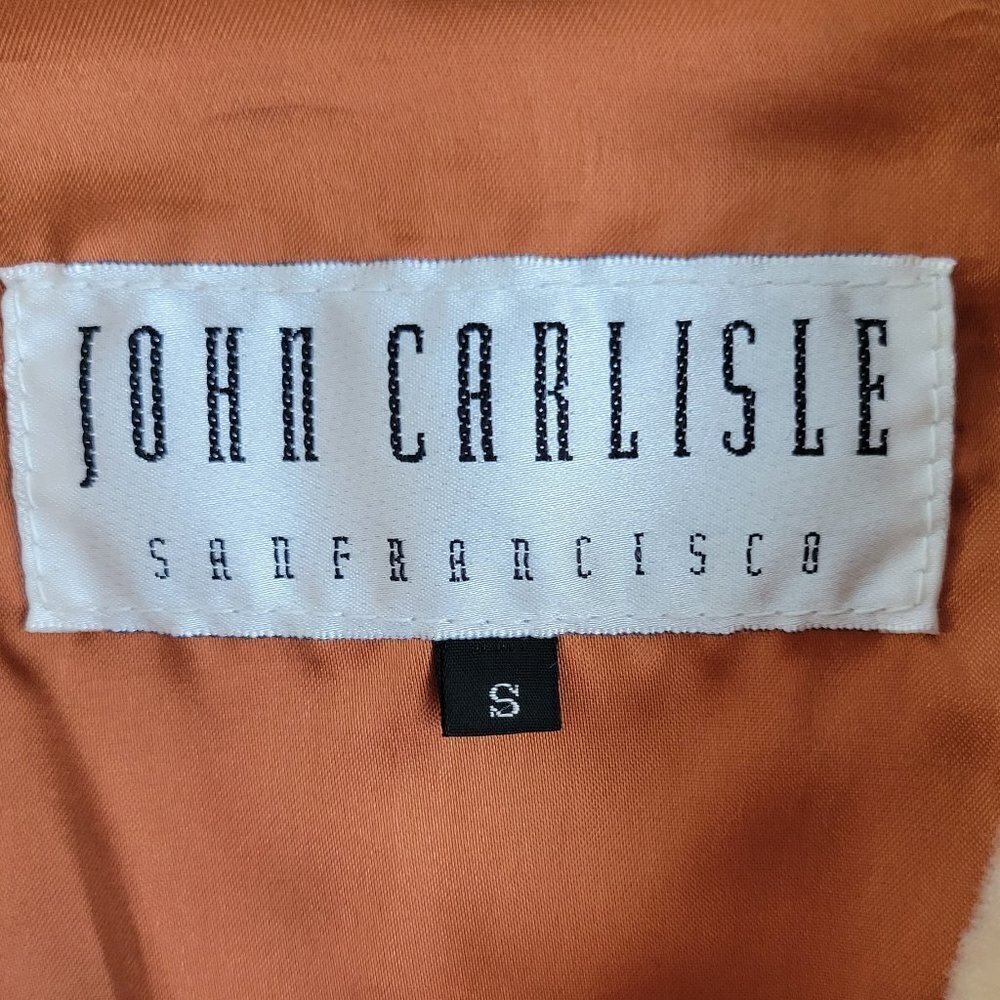 John Carlisle Suede Coat Size S - Picture 2 of 9